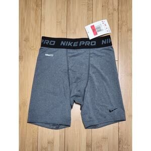 Vintage Nike Pro Boys Boxer Tight Size Large Gray Sports Stretch Active Running